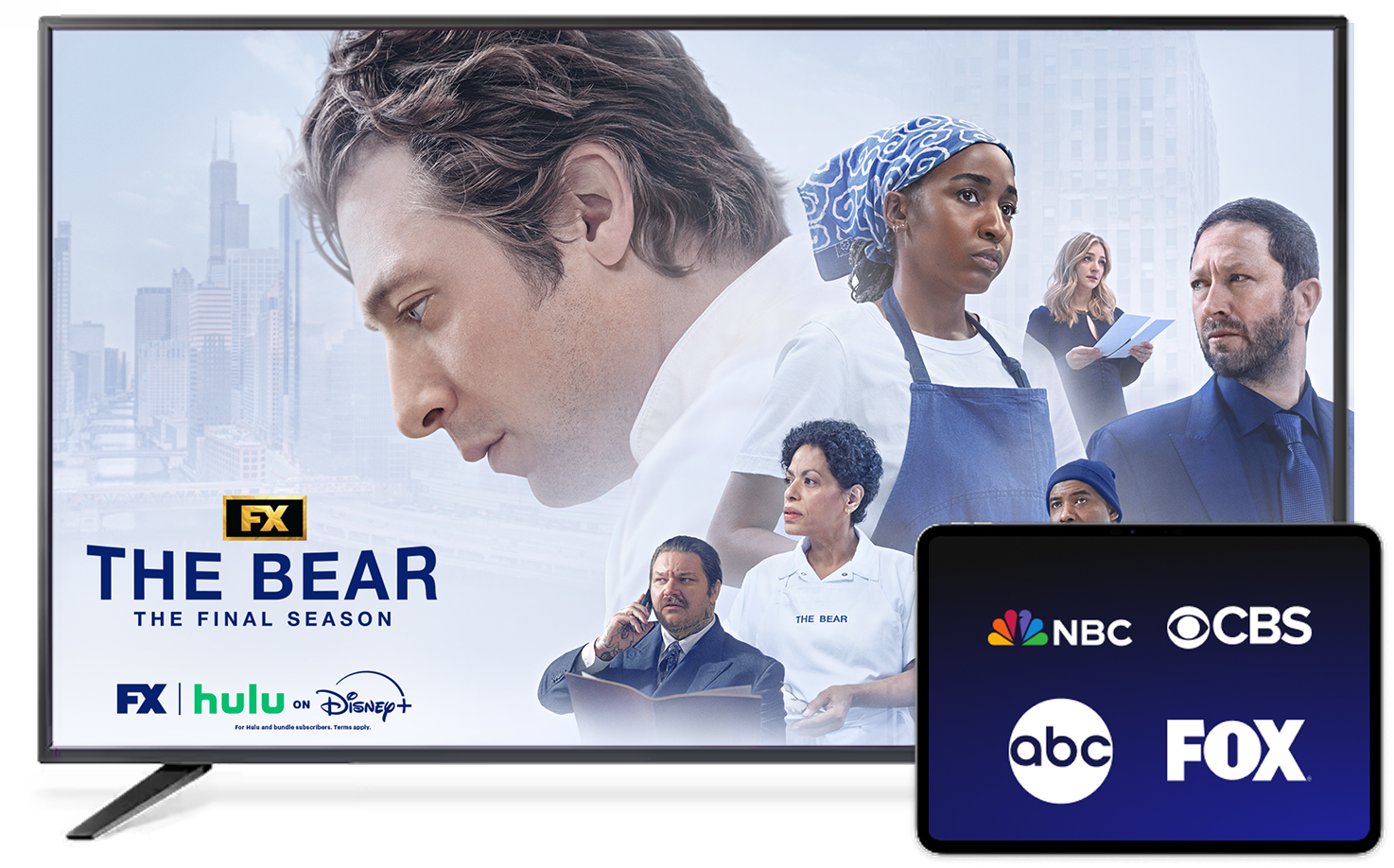 Watch FX's The Bear: The Final Season with MyEntertainment on DIRECTV, plus local channels including NBC, CBS, ABC, and FOX.